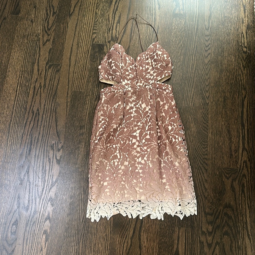 lace ombré dress